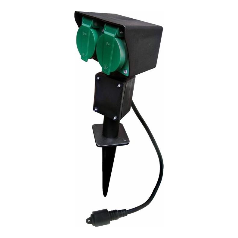 Στήλη υποδοχής πρίζας εξωτερικού χώρου EASY CONNECT 2Z 3600W/230V IP44 πράσινο