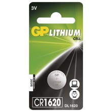 Στοιχείο λιθίου κουμπί CR1620 GP LITHIUM 3V/75 mAh