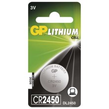 Στοιχείο λιθίου κουμπί CR2450 GP LITHIUM 3V/600 mAh