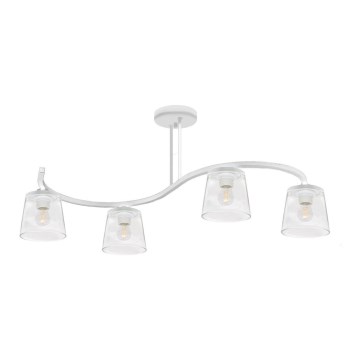 Συνδεδεμένο πολύφωτο LUCEA 4xE27/15W/230V λευκό