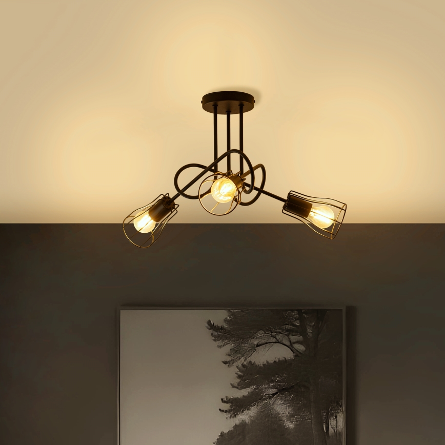 Συνδεδεμένο πολύφωτο OXFORD 3xE27/15W/230V