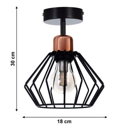 Συνδεδεμένο πολύφωτο PORTO 1xE27/40W/230V