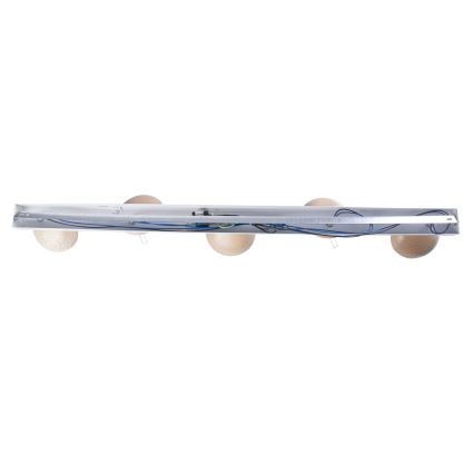 Συνδεδεμένο πολύφωτο SFERA WOOD 5xE14/40W/230V