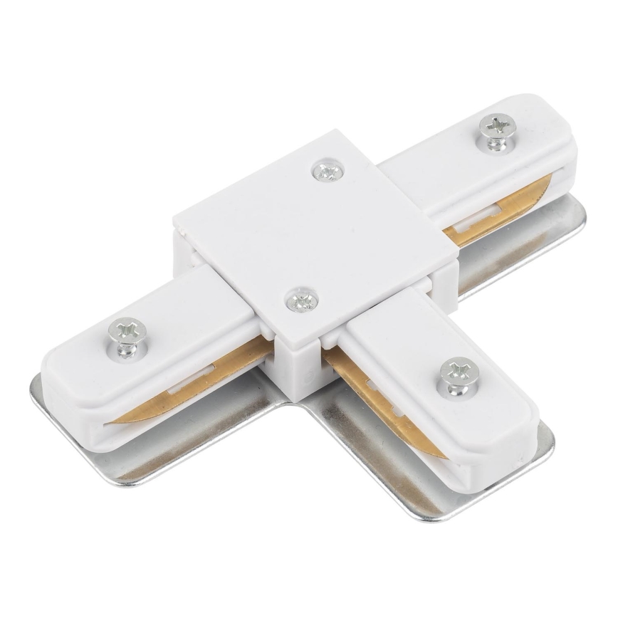 Σύνδεσμος ράγας για σποτ μονοφασικός Τ TRACER T-connector λευκό