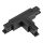 Σύνδεσμος ράγας για σποτ Ταφ 3 Καλωδίων TRACER T-connector μαύρο