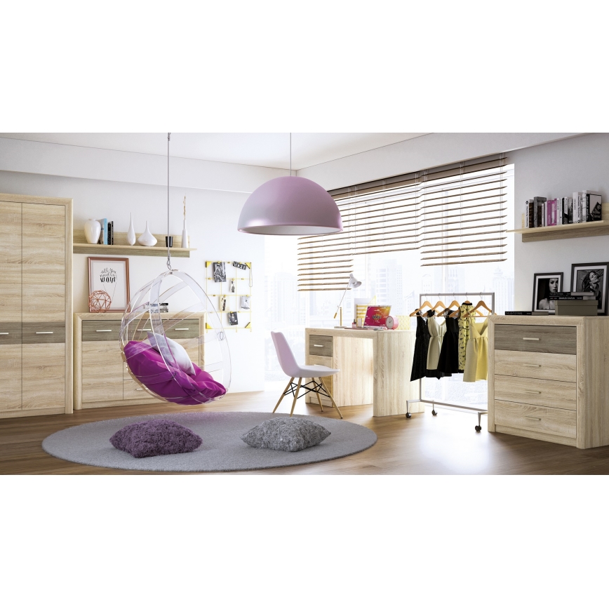 Συρταριέρα ARNIKA 94x92 εκ. σε χρώμα δρυς Sonoma