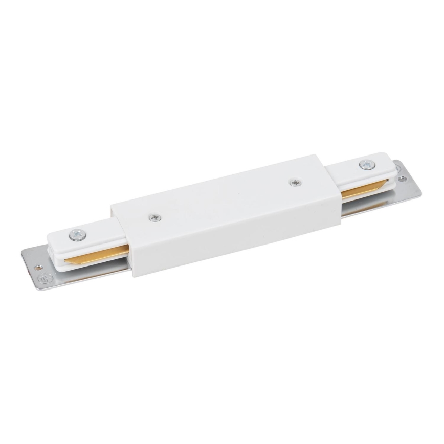 Σύστημα ράγας end cap with power connection 1-φασική TRACER straight λευκό