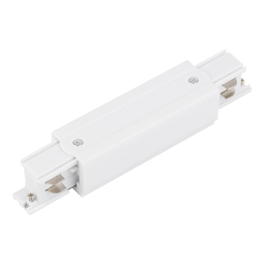 Σύστημα ράγας end cap with power connection 3-phase TRACER straight λευκό