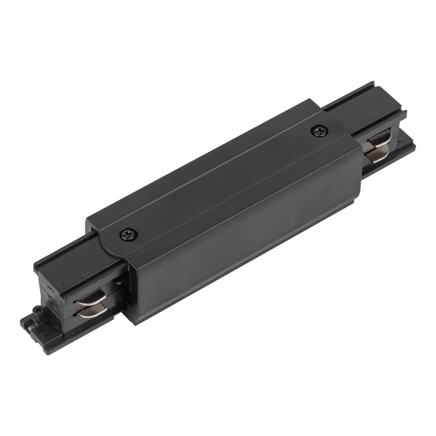 Σύστημα ράγας end cap with power connection 3-phase TRACER straight μαύρο