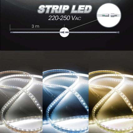 Ταινία LED EASY CONNECT LED/14,4W/230V 3m IP67 μπλε