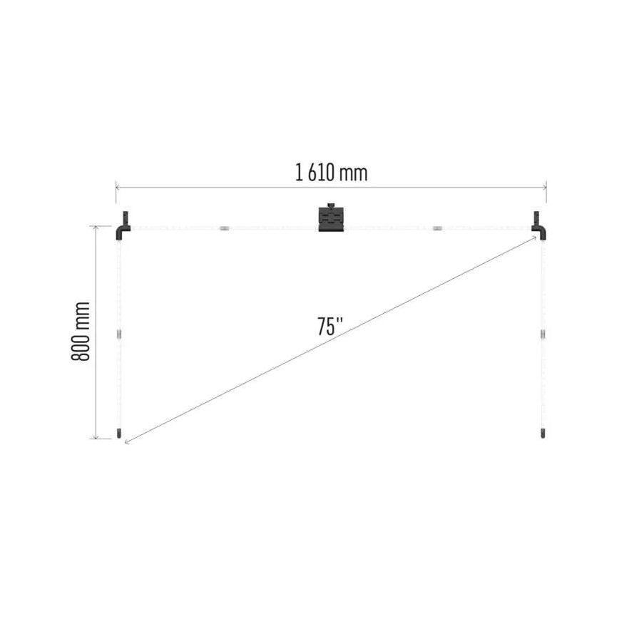Ταινία LED RGBIC για τηλεόραση GoSmart LED/24W/230V 75"