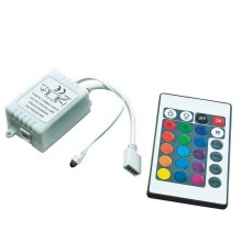 Τηλεχειριστήριο για ταινίες RGB LED 12-24V + controller