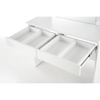 Τουαλέτα κρεβατοκάμαρας με φωτισμό LED HOLLYWOOD 140x94 cm λευκό