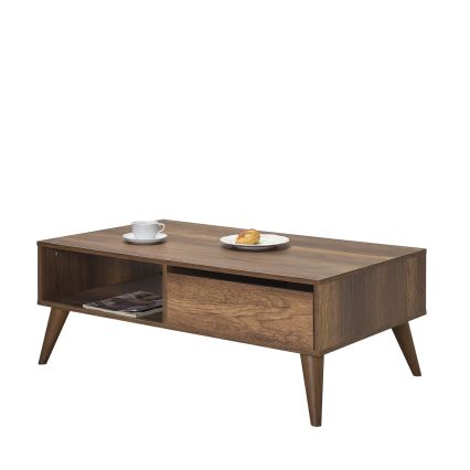 Τραπεζάκι σαλονιού 42x110 cm καφέ
