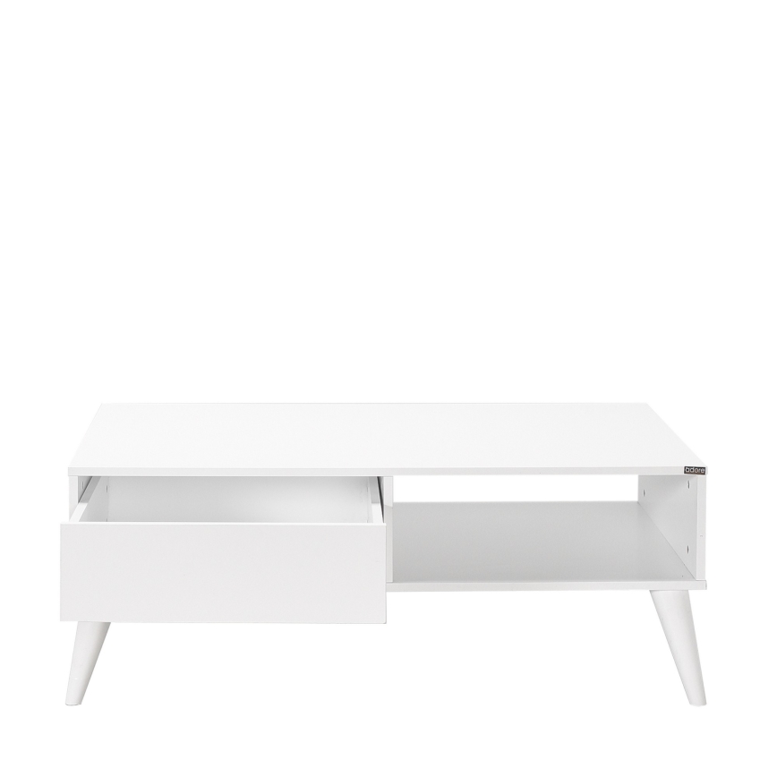Τραπεζάκι σαλονιού 42x110 cm λευκό