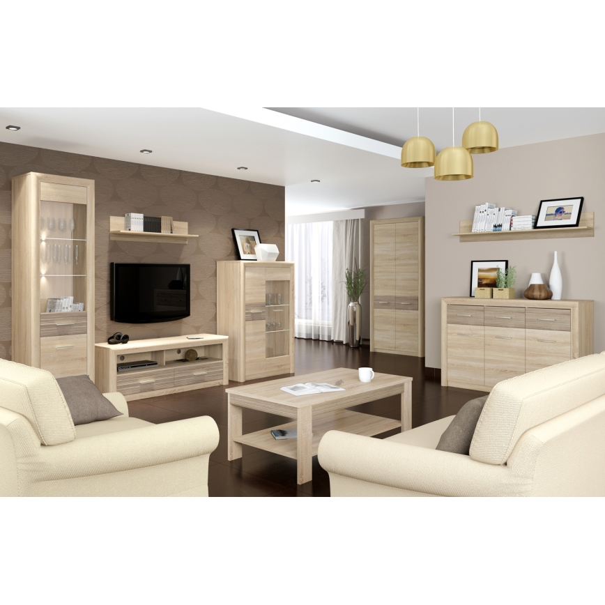 Τραπεζάκι σαλονιού ARNIKA 57x103 εκ. δρυς sonoma