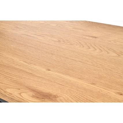 Τραπεζάκι σαλονιού ARTIGA 45x105 cm μαύρο/μπεζ