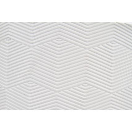 Τραπεζάκι σαλονιού AURA 45x38 cm λευκό/μαύρο/μπεζ