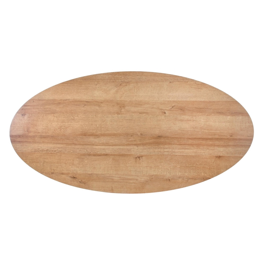 Τραπεζάκι σαλονιού με ένα drawer CAROLINA 41x120 cm χρυσαφί δρυς/μαύρο