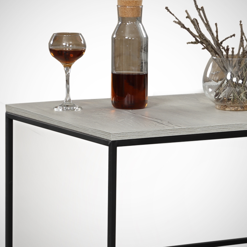Τραπεζάκι σαλονιού COSCO 43x95 cm γκρι
