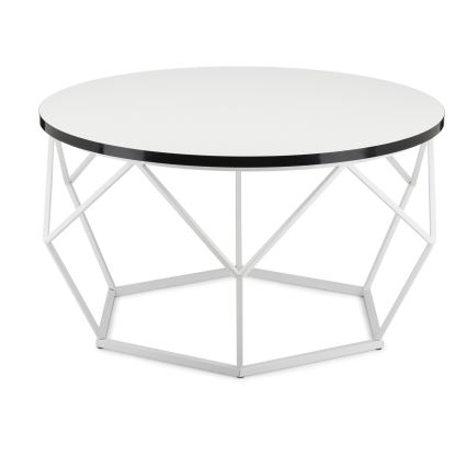 Τραπεζάκι σαλονιού DIAMOND 40x70 cm μαύρο/λευκό