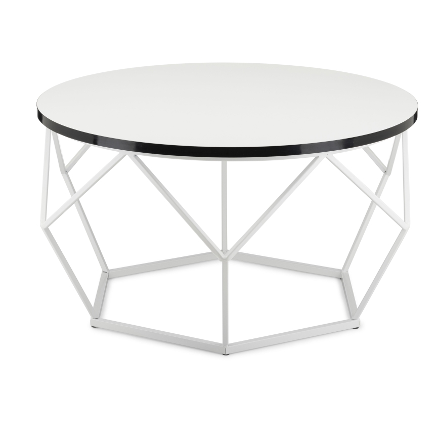 Τραπεζάκι σαλονιού DIAMOND 40x70 cm μαύρο/λευκό