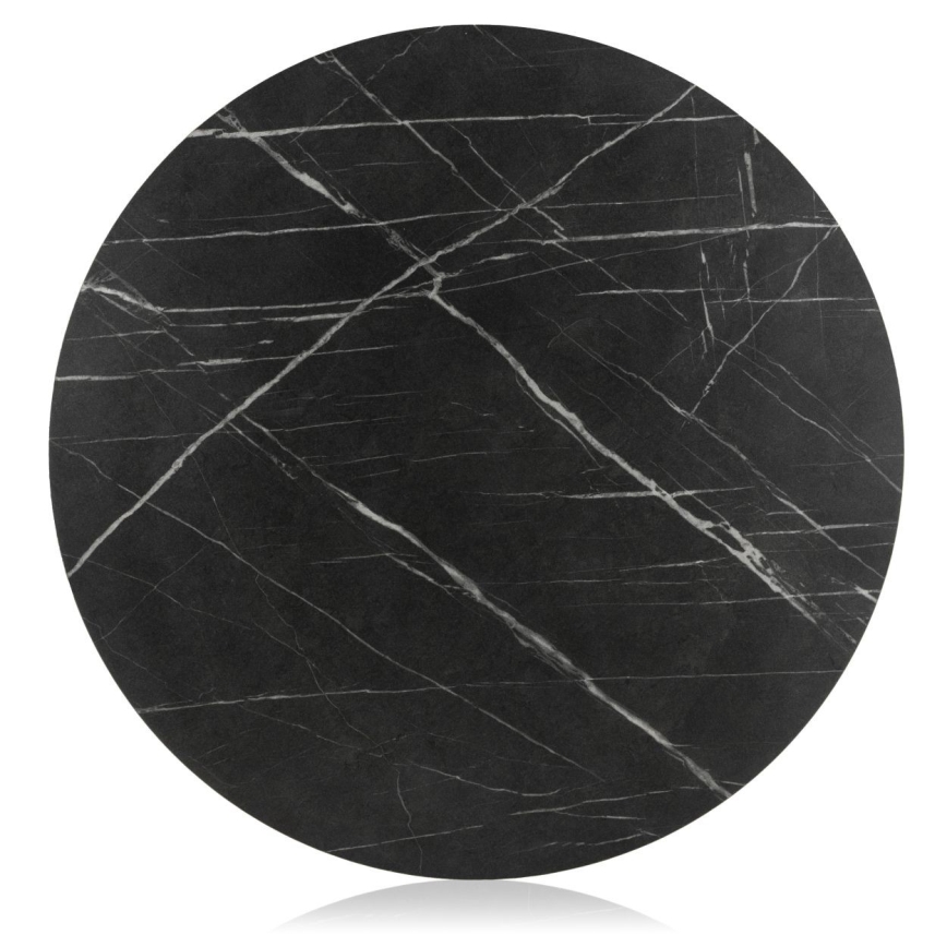 Τραπεζάκι σαλονιού DIAMOND 40x70 cm μαύρο/χρυσό