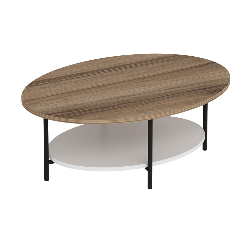 Τραπεζάκι σαλονιού ELIS 36x90 cm δρυς/λευκό