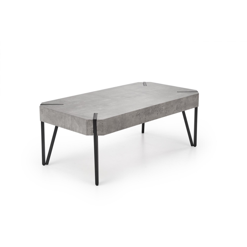 Τραπεζάκι σαλονιού EMILY 42x110 cm τσιμέντο