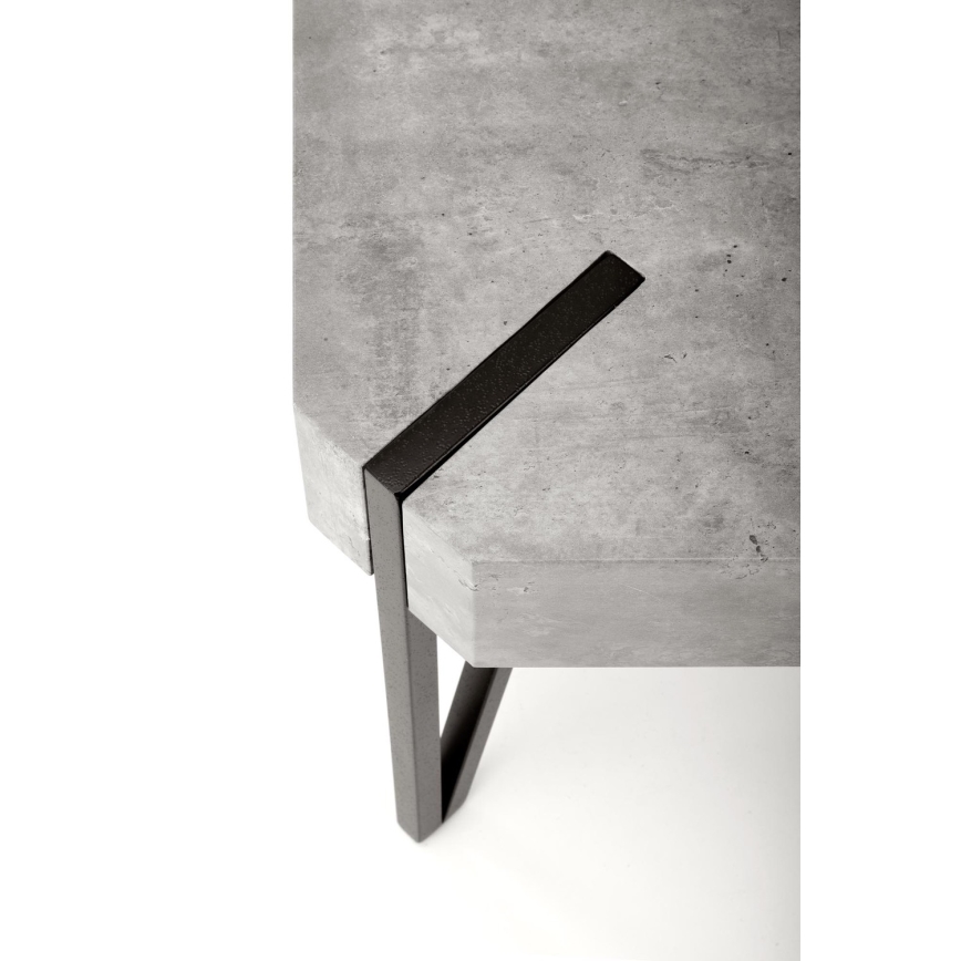 Τραπεζάκι σαλονιού EMILY 42x110 cm τσιμέντο