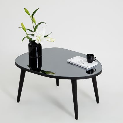 Τραπεζάκι σαλονιού GUSTO 38x75 cm μαύρο