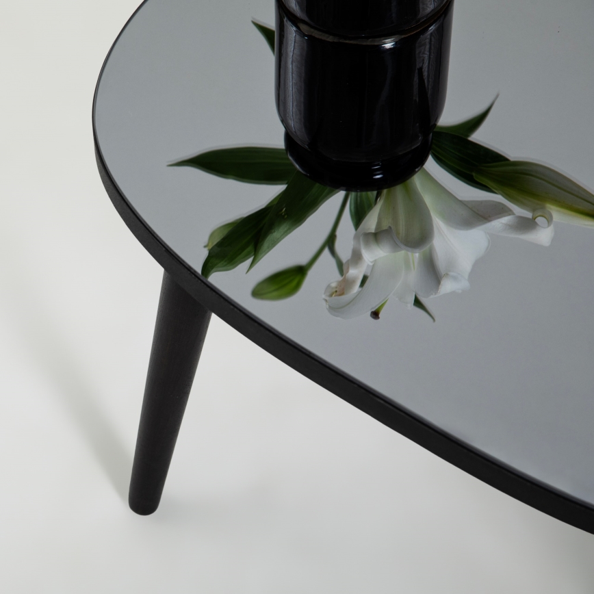 Τραπεζάκι σαλονιού GUSTO 38x75 cm μαύρο