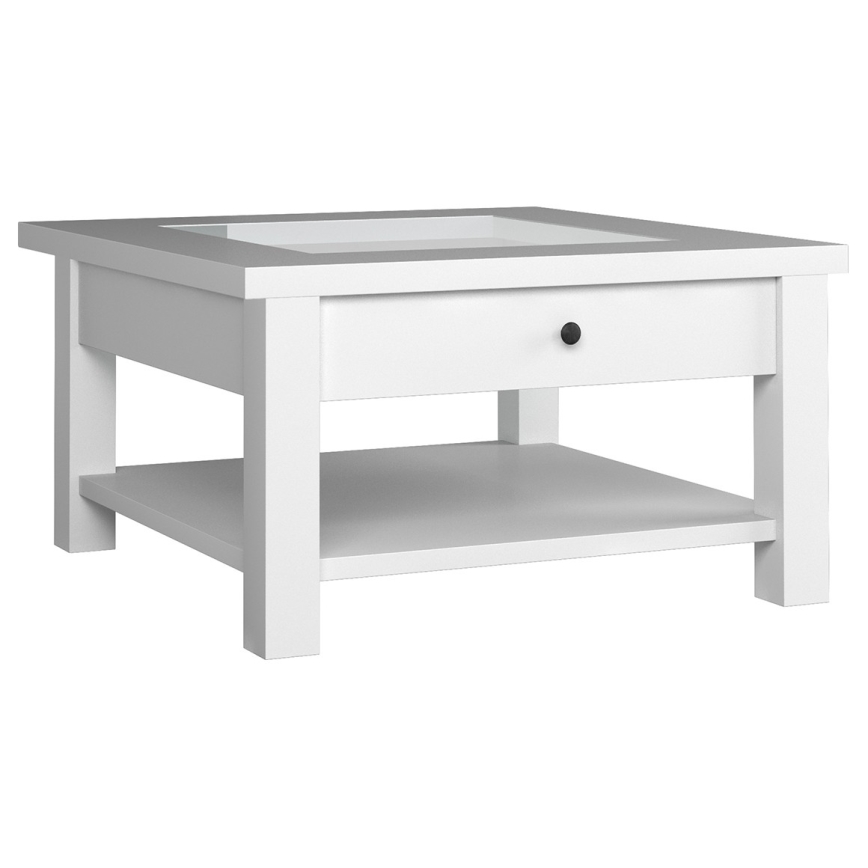 Τραπεζάκι σαλονιού MARIME 54x93 cm λευκό
