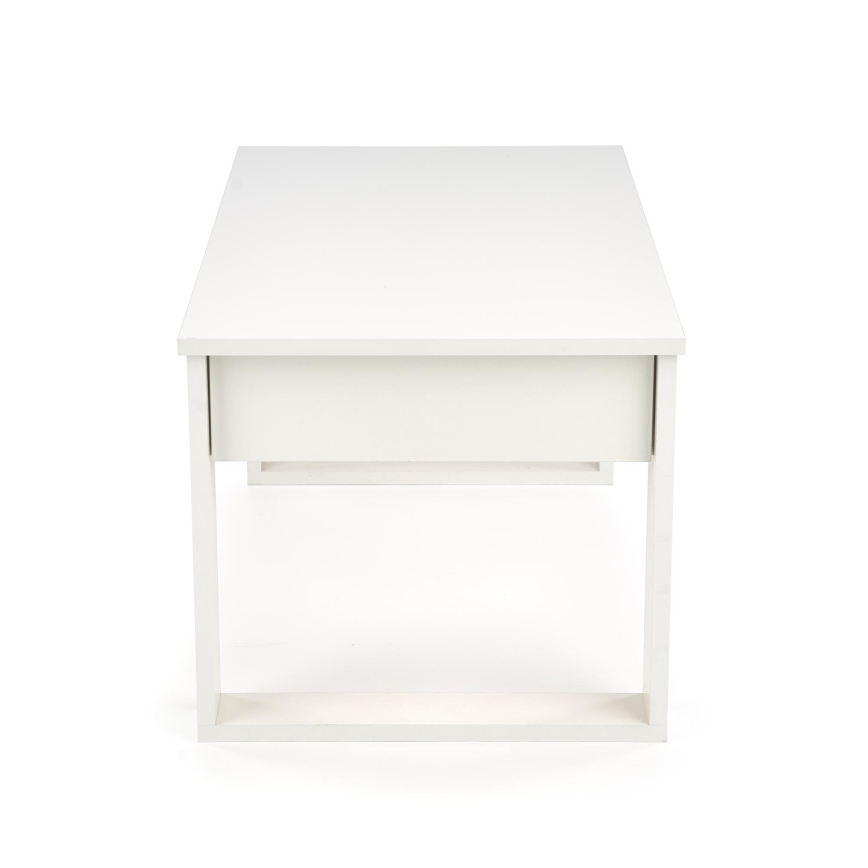 Τραπεζάκι σαλονιού with drawers NEA 52x110 cm λευκό