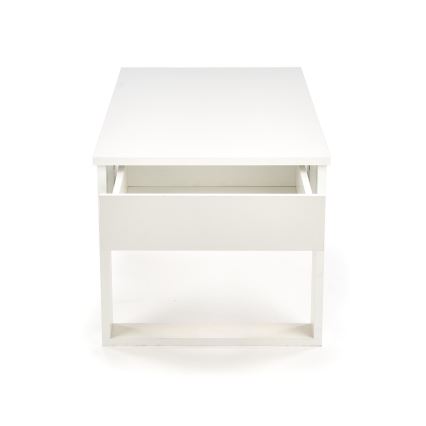 Τραπεζάκι σαλονιού with drawers NEA 52x110 cm λευκό