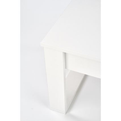 Τραπεζάκι σαλονιού with drawers NEA 52x110 cm λευκό