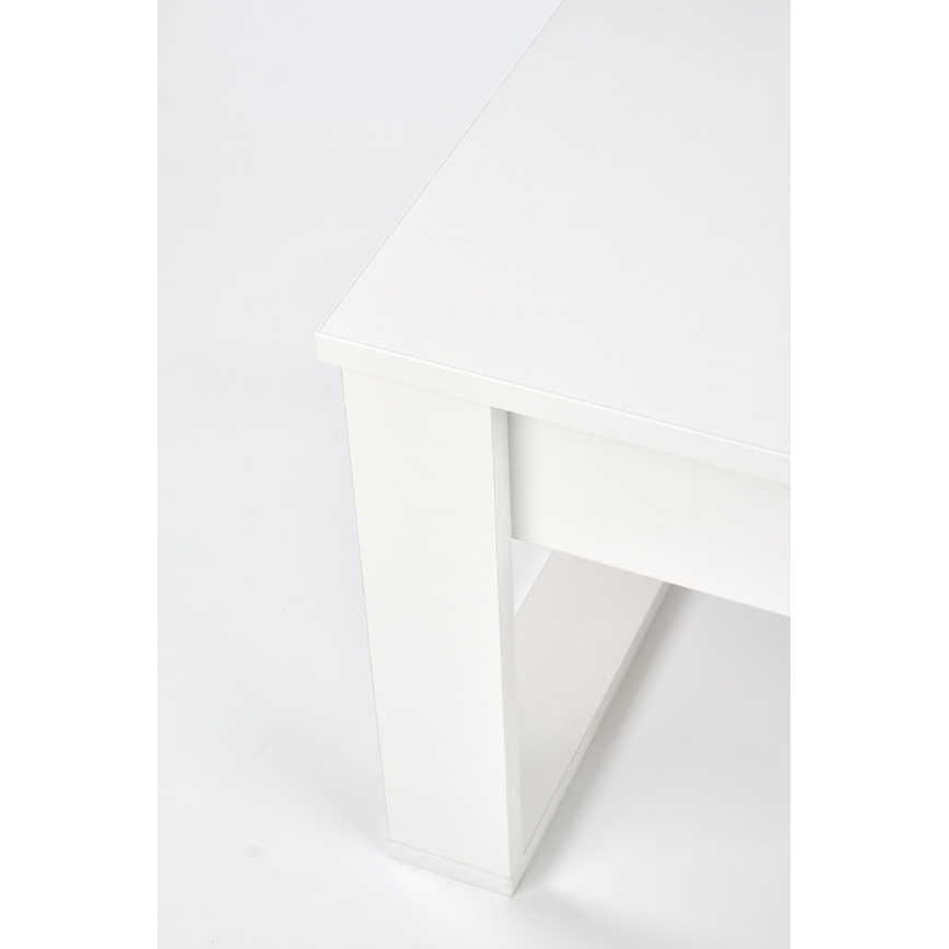 Τραπεζάκι σαλονιού with drawers NEA 52x110 cm λευκό