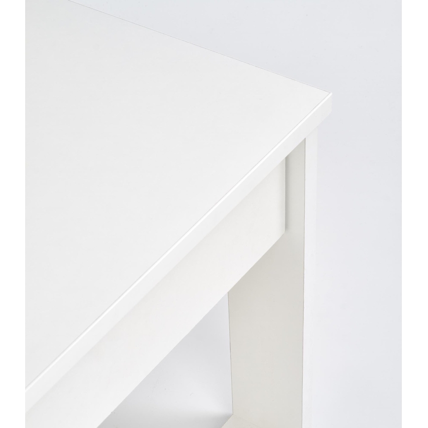Τραπεζάκι σαλονιού with drawers NEA 52x110 cm λευκό