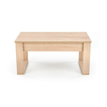Τραπεζάκι σαλονιού with drawers NEA 52x110 cm μπεζ/δρυς sonoma