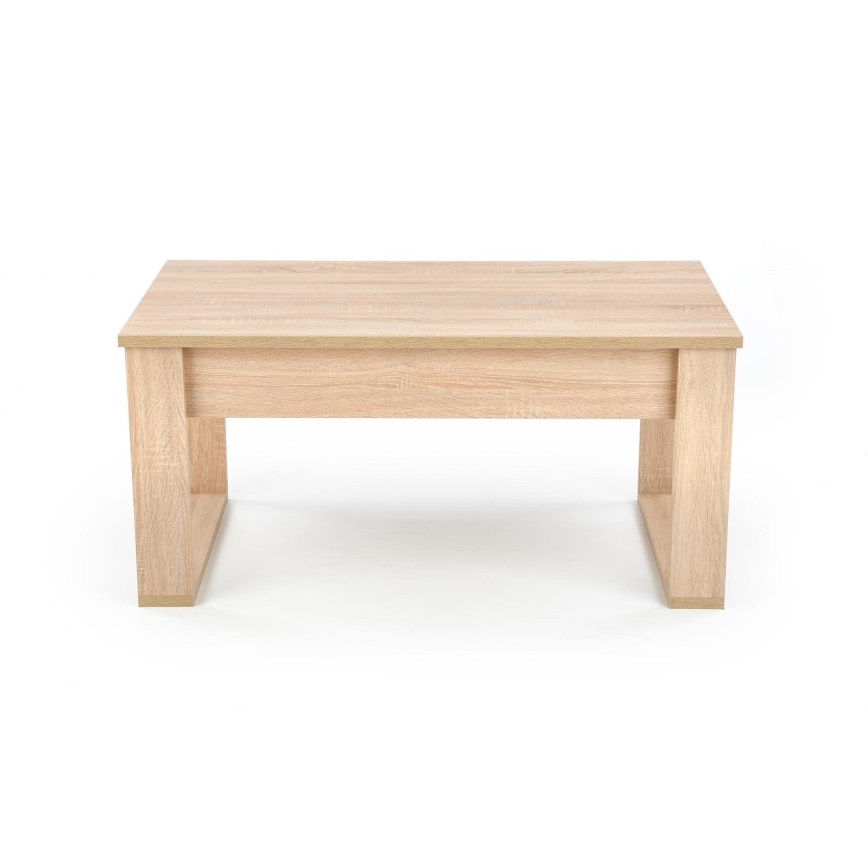 Τραπεζάκι σαλονιού with drawers NEA 52x110 cm μπεζ/δρυς sonoma