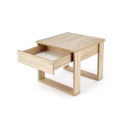 Τραπεζάκι σαλονιού με ένα drawer NEA 52x60 cm δρυς sonoma