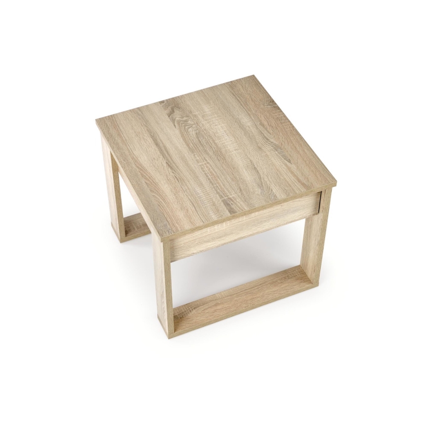 Τραπεζάκι σαλονιού με ένα drawer NEA 52x60 cm δρυς sonoma