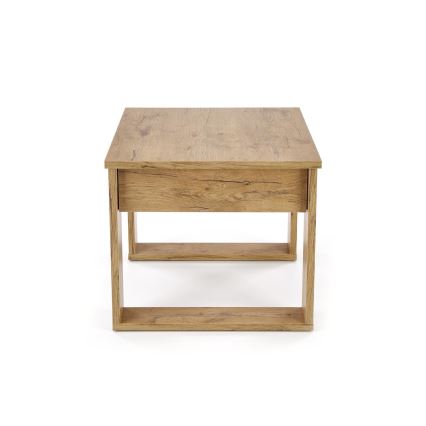 Τραπεζάκι σαλονιού με ένα drawer NEA 52x60 cm δρυς wotan