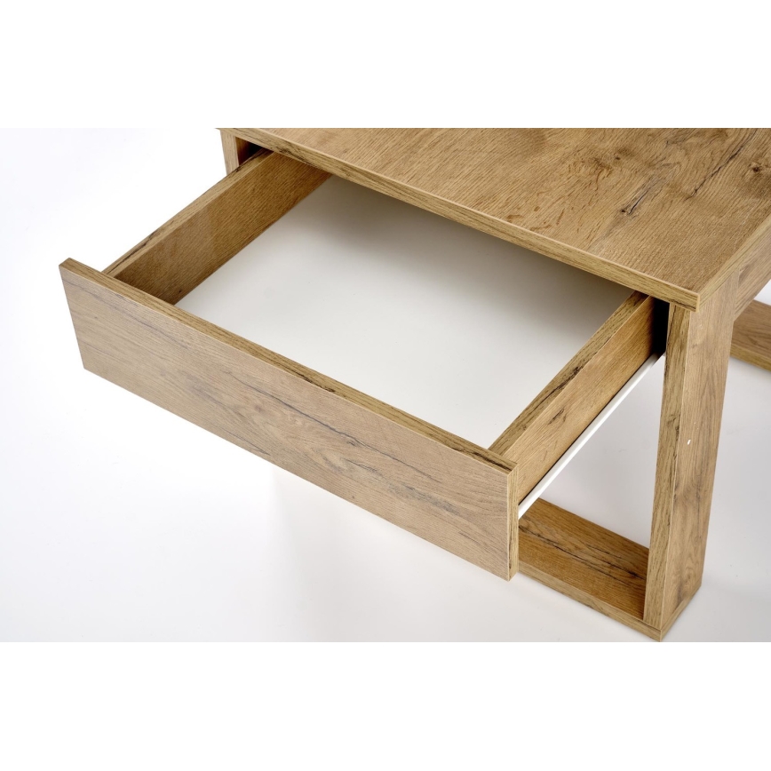 Τραπεζάκι σαλονιού με ένα drawer NEA 52x60 cm δρυς wotan