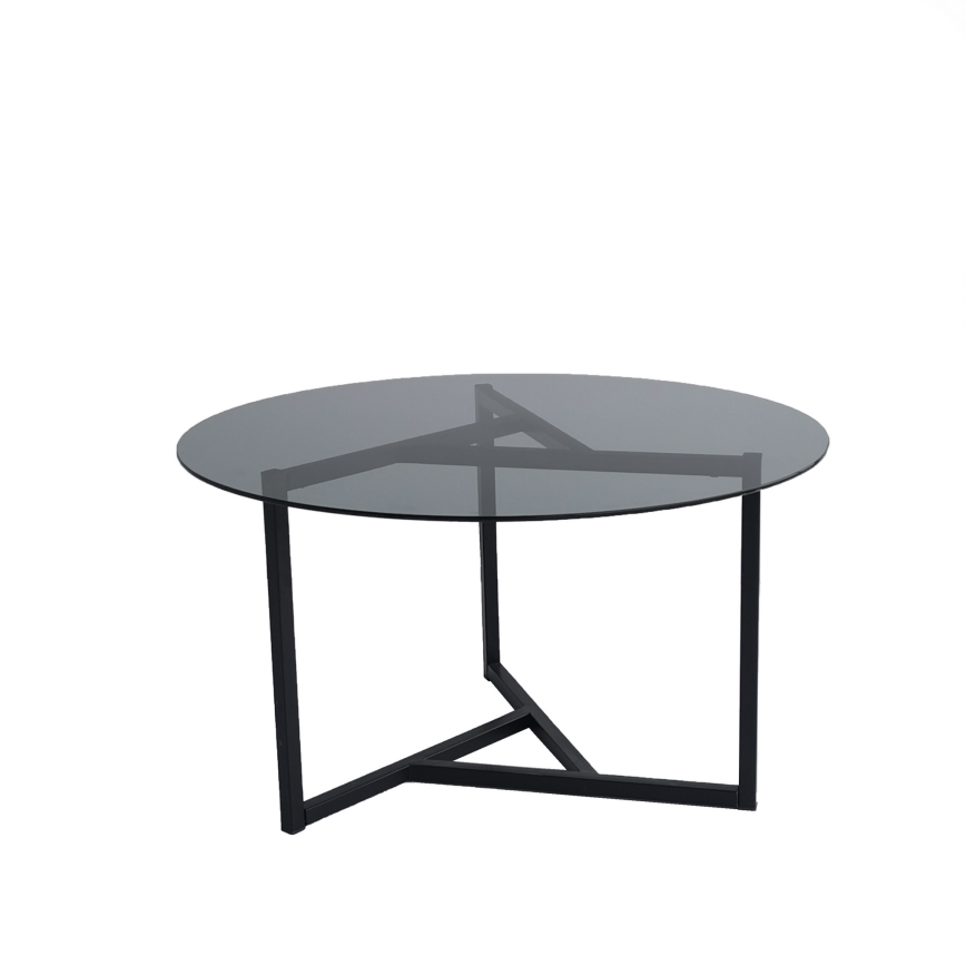 Τραπεζάκι σαλονιού TRIO 42x75 cm μαύρο