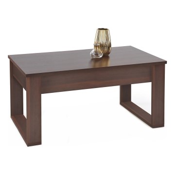 Τραπεζάκι σαλονιού with drawers NEA 52x110 cm καφέ