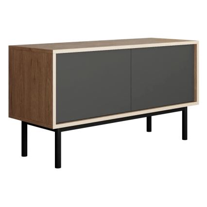 Τραπέζι τηλεόρασης BASIC 57x104 εκ. δρυς jackson hickory/ανθρακί