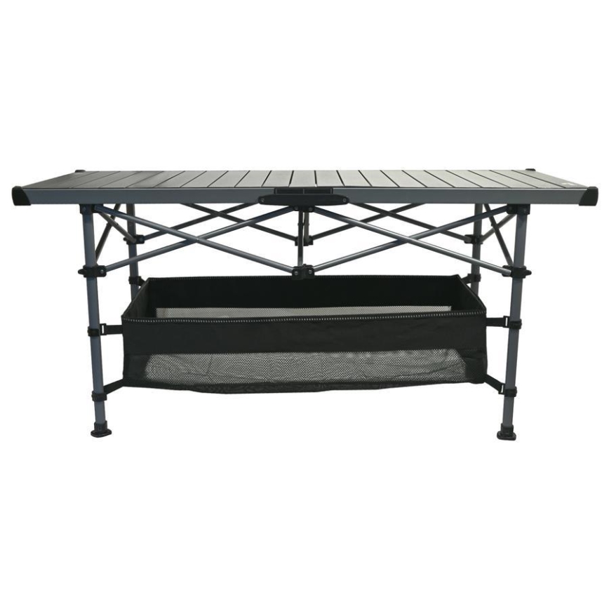 Τραπέζι για κάμπινγκ πτυσσόμενο 123x55cm ανθρακί