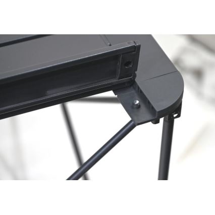 Τραπέζι για κάμπινγκ πτυσσόμενο 70x70cm ανθρακί