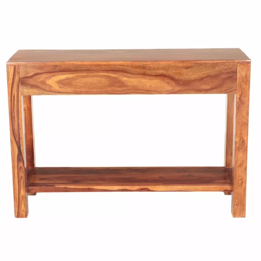 Τραπέζι κονσόλα GANI 76x130 cm μασίφ ξύλο/παλίσανδρος